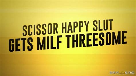 Scissor Happy Slut Gets MILF Threesome